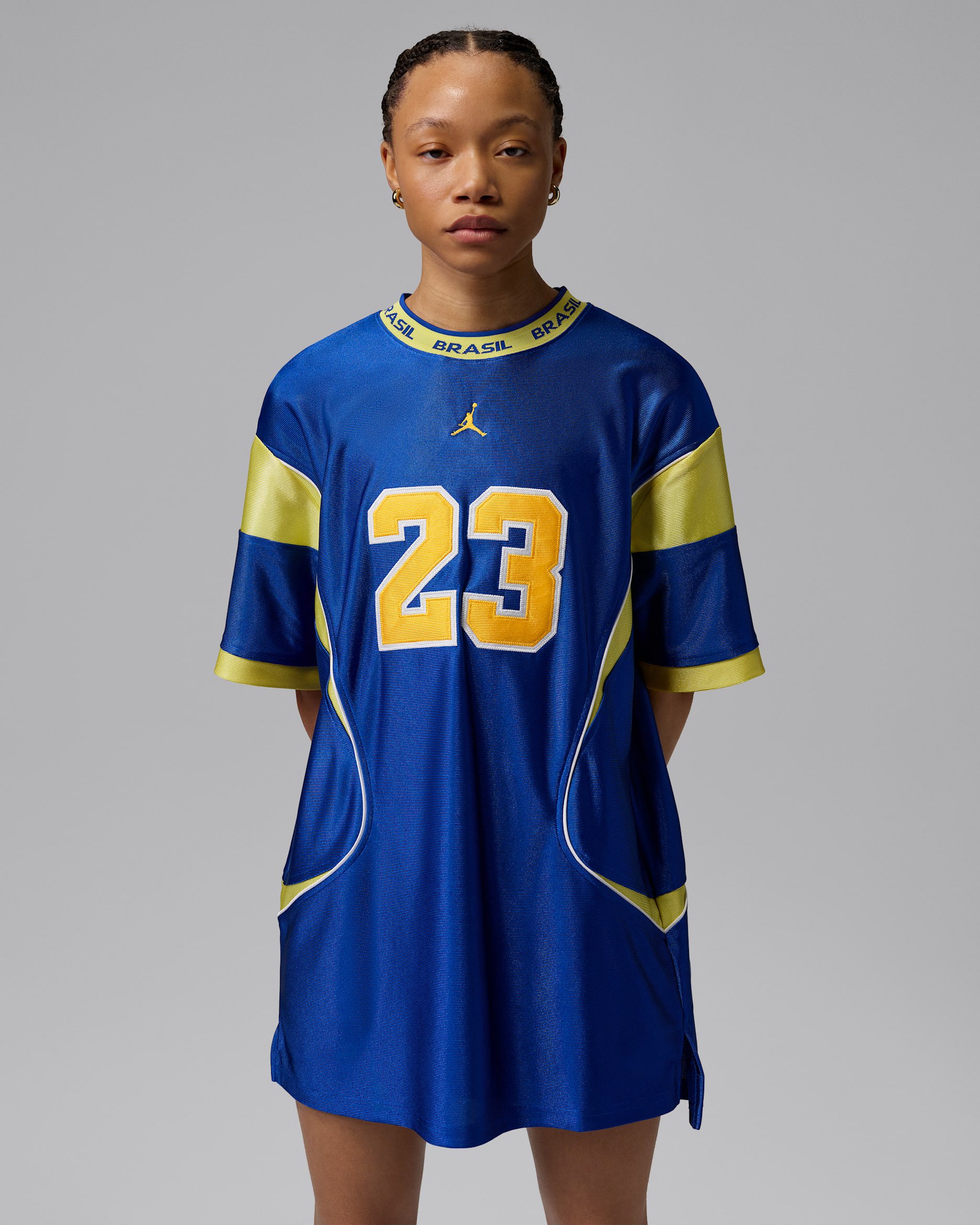 む*ん様 Jordan Brasil サッカージャージ M ユニフォーム Jordan Brooklyn Women's Brazil Jersey Dress. Nike.com